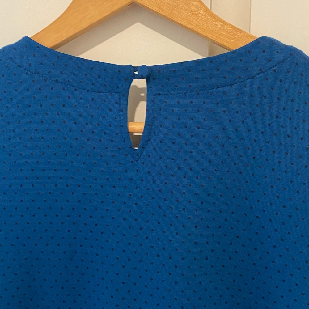 J Jill, Ponte Dress 3/4 Sleeve ,Oxfblu,XS - Picture 6 of 9